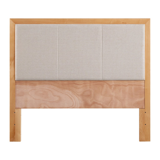 Bailey Upholstered Panel Headboard in Natural, Queen - Barewood