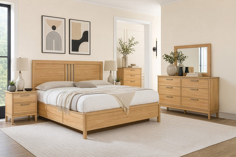 Bailey bedroom collection in Natural - Barewood