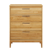 Bailey 4-Drawer Chest in Natural, alternate view - Barewood