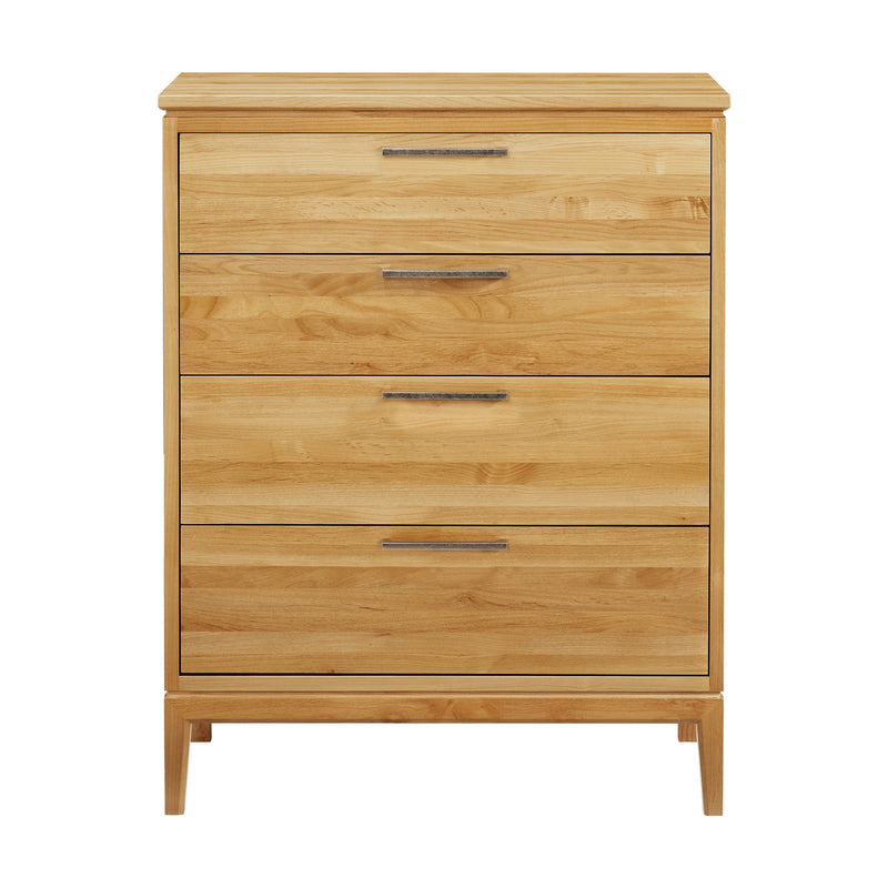 Bailey 4-Drawer Chest in Natural, alternate view - Barewood
