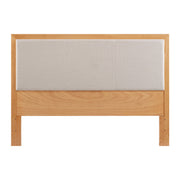Bailey Upholstered Panel Headboard in Natural, King - Barewood