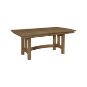 Hawthorne Trestle Table, 42" x 72" solid top in Sandstone - Barewood