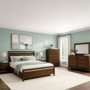Virginia bedroom collection in Americano - Barewood