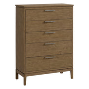 Bailey 5-Drawer Chest in Nutmeg - Barewood