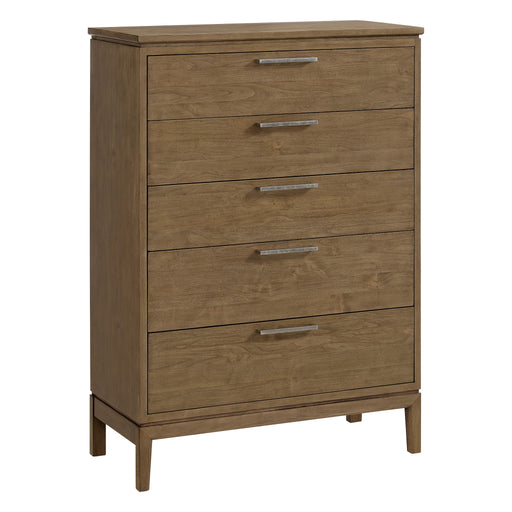 Bailey 5-Drawer Chest in Nutmeg - Barewood