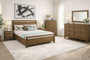 Virginia bedroom collection in Mocha - Barewood