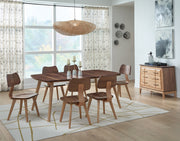 Addison Bureau with the Addison Dining Table and Addison Chairs - Barewood