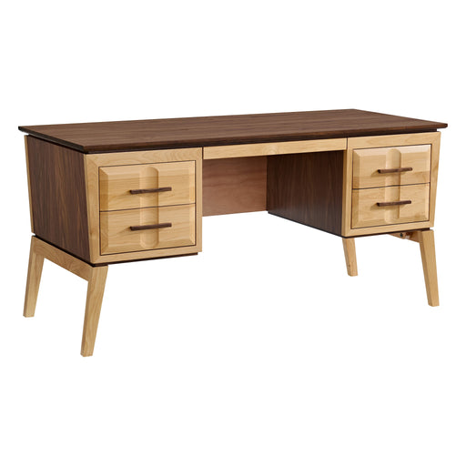 Addison 4-Drawer Desk in Duet finish, additional view - Barewood