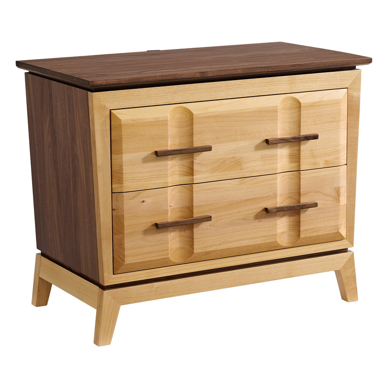 Addison 2-Drawer Wide Nightstand in Duet finish - Barewood