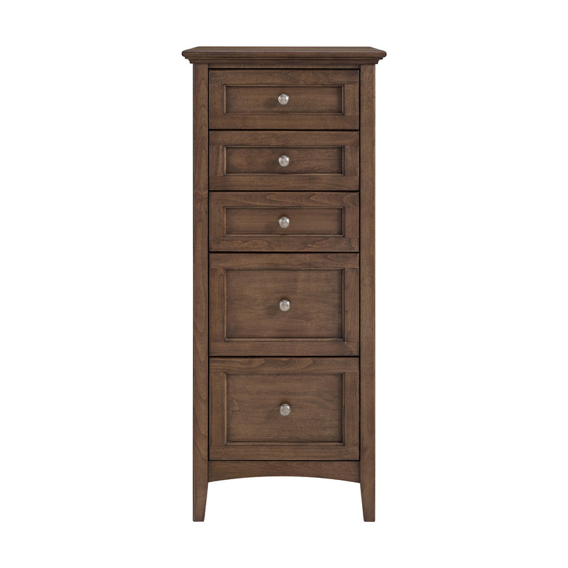 McKenzie 5-Drawer Lingerie Chest in Java - Barewood