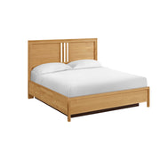 Bailey Collection Storage Bed in Natural, King - Barewood