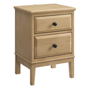 Virginia Small 2-Drawer Nightstand in Latte - Barewood