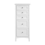 McKenzie 5-Drawer Lingerie Chest in Snowbound - Barewood