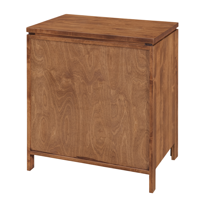2 West Modern Lateral File Cabinet — Tuscan Brown