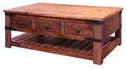 Parota 6-Drawer Cocktail Table