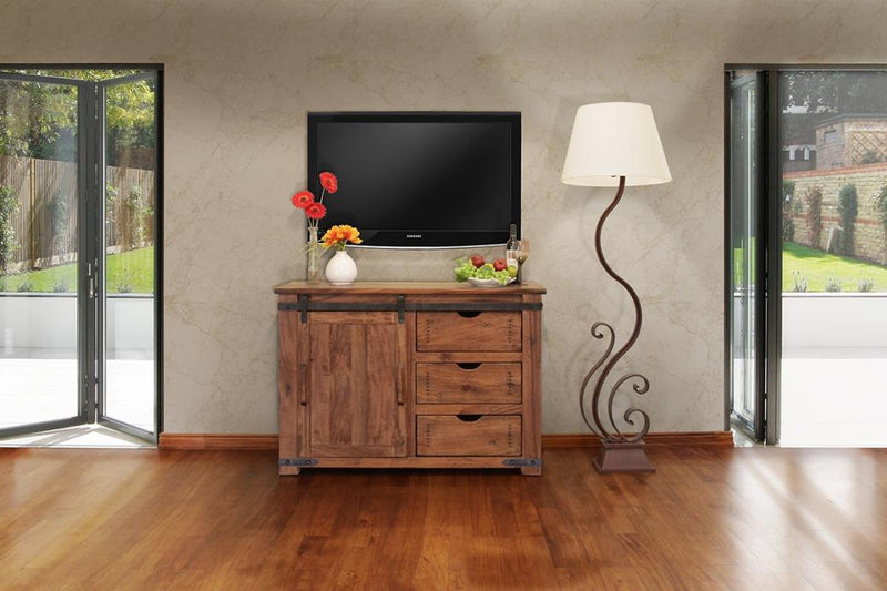 Parota TV Stand detail