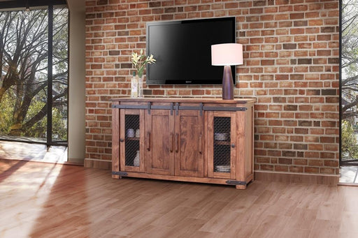 Parota Doored TV Stand angle