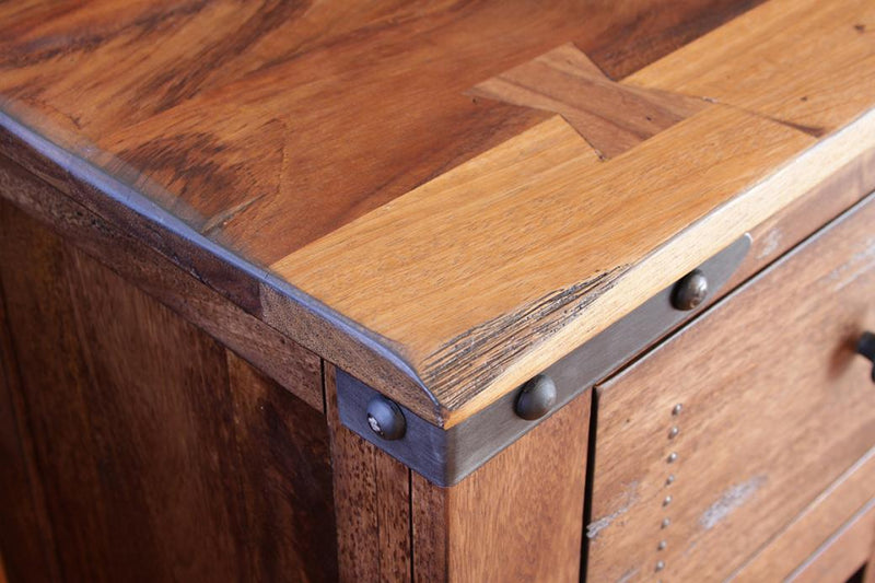Parota end table drawer