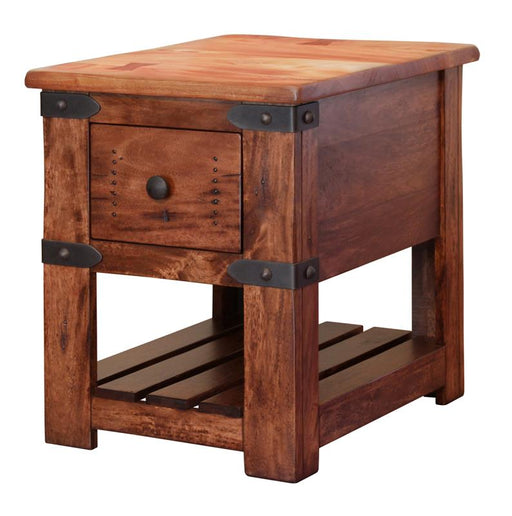 Parota Large Chairside Table
