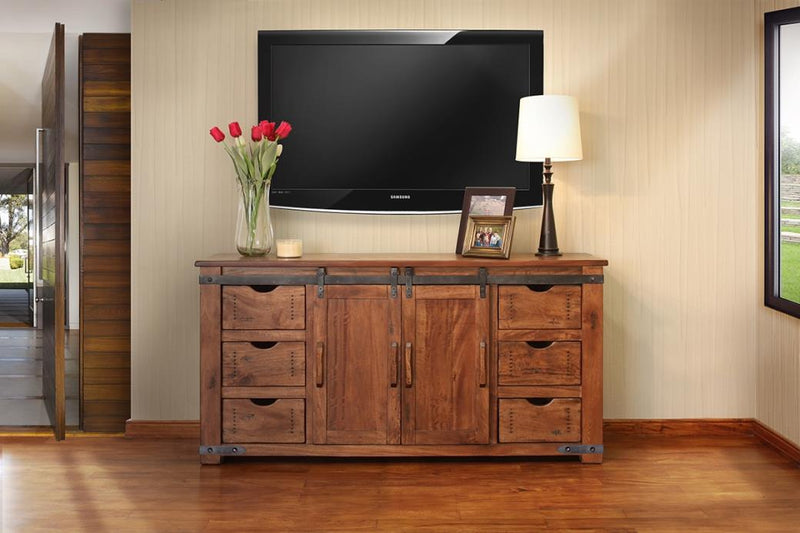 Parota TV Stand detail