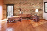Parota end table detail