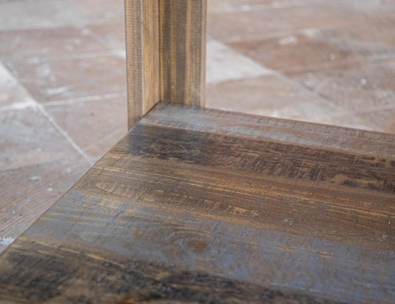 Loft Brown 54 Square Table detail