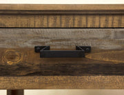 Loft Brown End Table detail