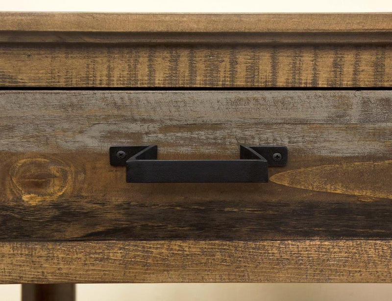 Loft Brown Sofa Table detail
