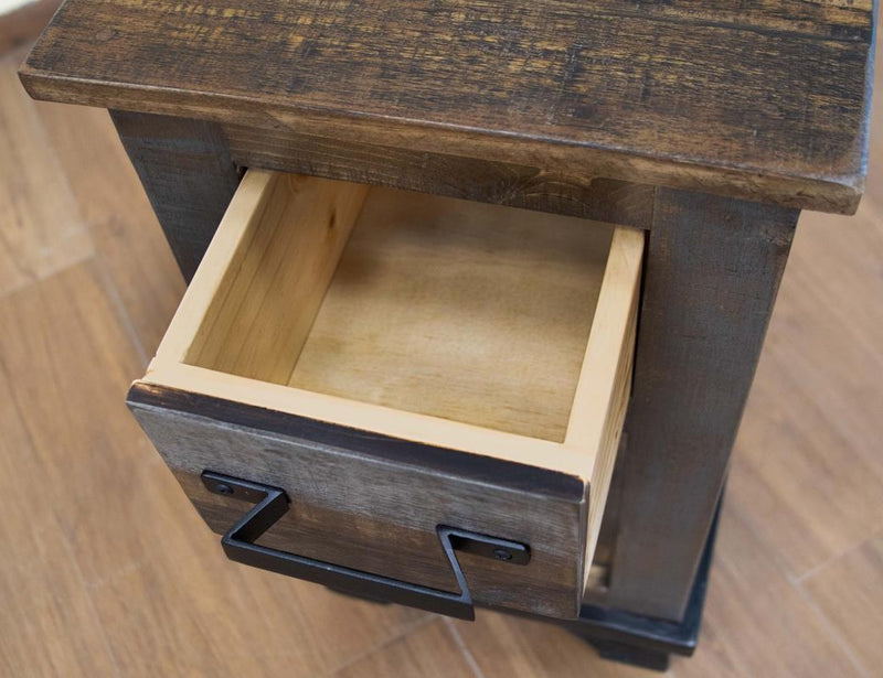 Loft Brown Cocktail Table detail