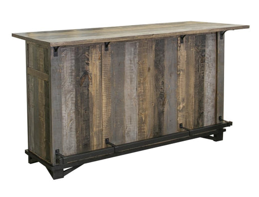 Loft Brown Home Bar angle