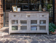 Sahara White Console styled