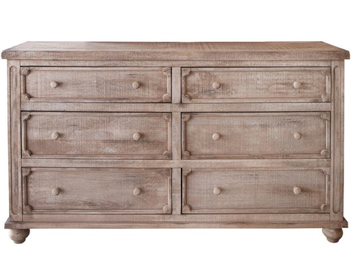 Aruba Dresser in solid mango wood with sand drift finish