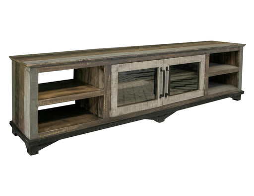 Loft Brown 93" TV Stand - complete console