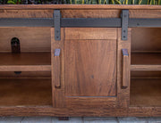 Parota 93" TV Stand - hardware detail