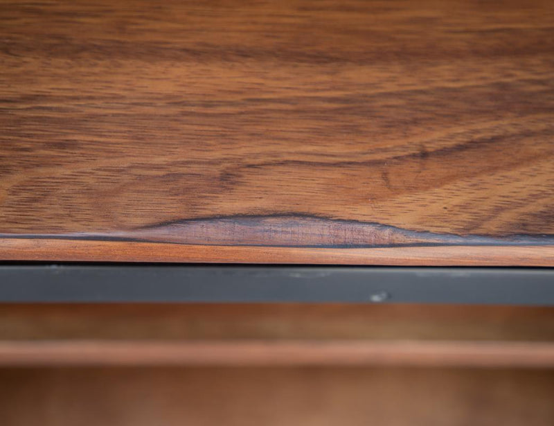 Parota 93" TV Stand - storage detail