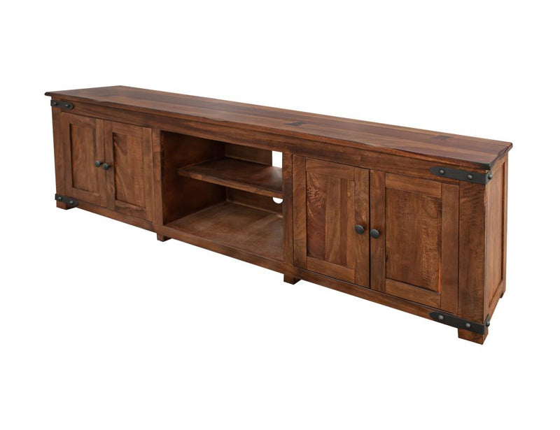 Parota 93" TV Stand - detail