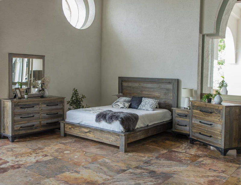 Loft Brown Small Nightstand - alternate view