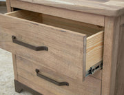 Natural Parota Nightstand - detail