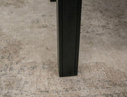 Loft Brown 65" Dining Table - leg detail