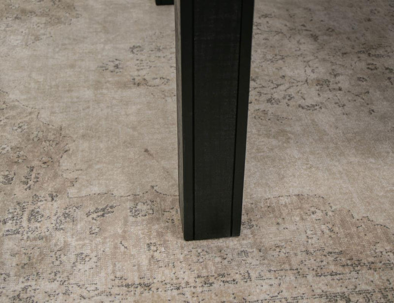 Loft Brown 65" Dining Table - leg detail