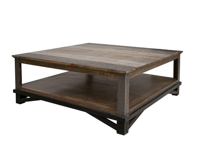 Loft Brown 45" Square Cocktail Table