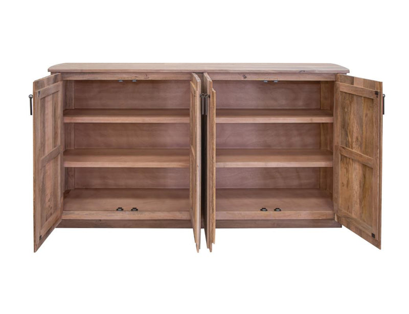 Mezquite 4 Door Console doors open