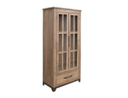 Natural Parota Display Cabinet - alternate view