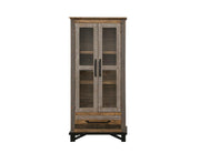 Loft Brown Display Cabinet - alternate view