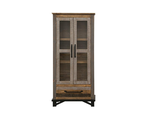Loft Brown Display Cabinet - alternate view