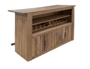 Natural Parota Home Bar - alternate view