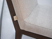 Natural Parota Upholstered Dining Chair - frame detail
