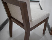 Natural Parota Upholstered Dining Chair - upholstery detail