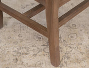 Natural Parota Dining Chair - seat detail