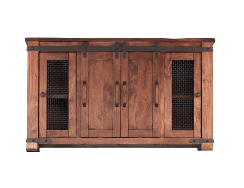Parota Doored TV Stand styled